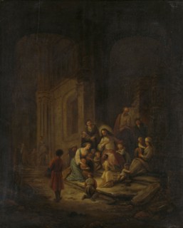 Christ Blessing the little Children, 1640-1672. Creator: Jacob Willemsz de Wet the elder.