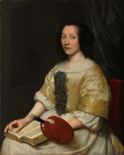 Maria van Oosterwijck (1630-93). Flower painter, 1671. Creator: Wallerant Vaillant.