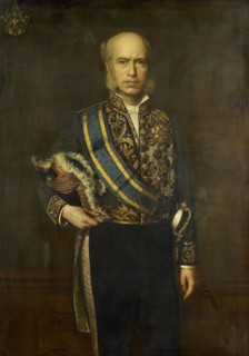 Johan Wilhelm van Lansberge (1830-1906). Gouverneur-generaal (1875-1880), 1887. Creator: Andries van den Berg.