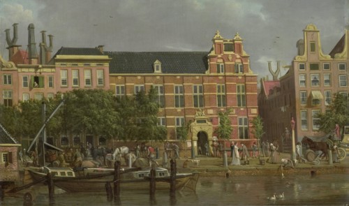 The Latin school on the Singel, Amsterdam, 1802. Creator: Jacob Smies.