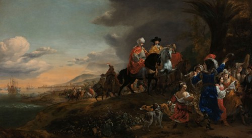 The Dutch Ambassador on his Way to Isfahan, 1653-1659. Creator: Jan Baptist Weenix.