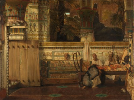 The Egyptian Widow, 1872. Creator: Sir Lawrence Alma-Tadema.