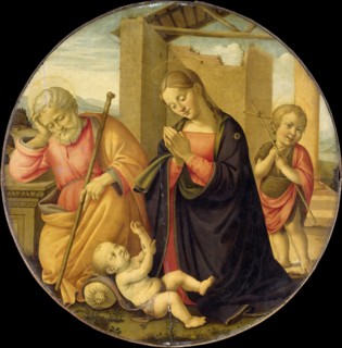 Worshipping the Christ Child, 1480-1515. Creator: Master Allegro.