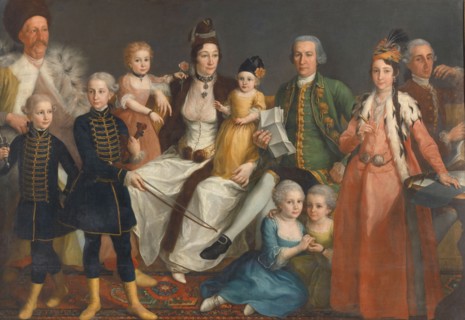 David George van Lennep (1712-97), Senior Merchant of the Dutch Factory at Smyrna, and his Wife and  Creator: Antoine de Favray.