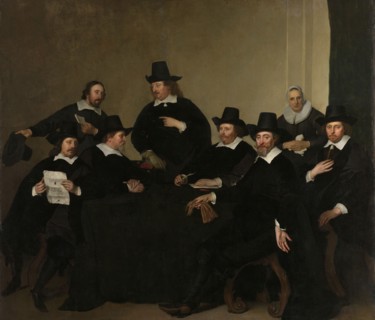 Regenten Regents of the Nieuwezijds Institute for the Outdoor Relief of the Poor, Amsterdam, c 1650, Creator: Jacob Adriaensz. Backer.