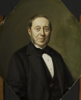 Portrait of Johannes Cornelis van Pappelendam (1810-1884). Artist and Art Dealer. Superintendent of  Creator: Jan Hendrik Neuman.