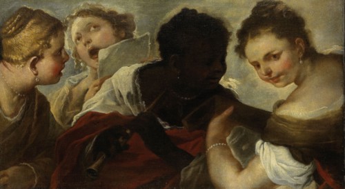 Four Women making Music, 1658-1660. Creator: Luca Giordano.
