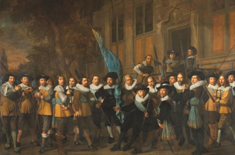 Officers and Other Civic Guardsmen of the IVth District of Amsterdam, under the Command of Captain J Creator: Nicolaes Eliasz Pickenoy.