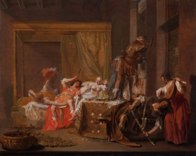 Scene from the Wedding of Messalina and Gaius Sillius, c.1645-c.1650. Creator: Nikolaus Knüpfer.