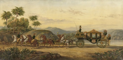 The Coach of Mangkoe Nagoro IV, c.1870. Creator: Pieter Haaxman.