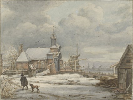 View of the Haarlemmerpoort in Amsterdam, 1796-1849. Creator: Albertus Brondgeest.