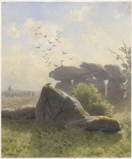 Dolmen, 1846-1867. Creator: Gerrit Alexander Godart Filip Mollinger.