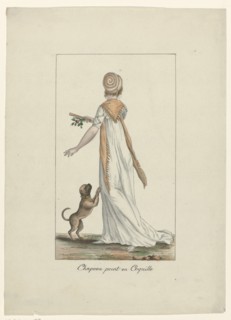 Hat painted like a shell, 1800.  Creator: Anon.