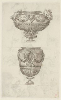 Design for two wine coolers or vases, c.1765-c.1780. Creator: Anon.