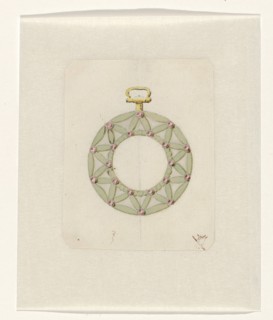 Design for watch-case, c.1765-c.1780.  Creator: Anon.
