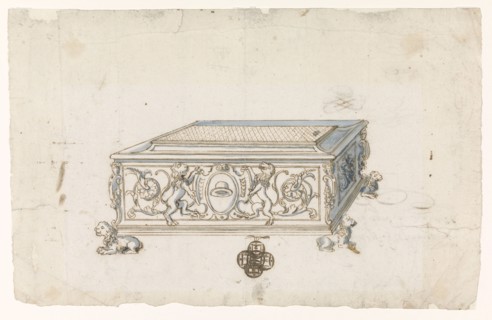 Design for a box, c.1550-c.1600. Creator: Anon.