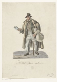 Traveling bookseller, 1800-1899. Creator: Anon.