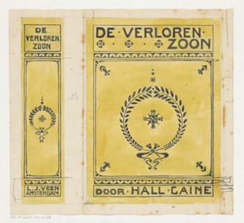 Cover design for: Hall Caine, The Lost Son (The Prodigal Son), c. 1904-1919, 1904-c.1919 or earlier. Creator: Anon.