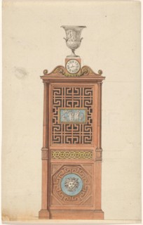 Design for an organ pendula, c.1785-c.1790. Creator: Anon.