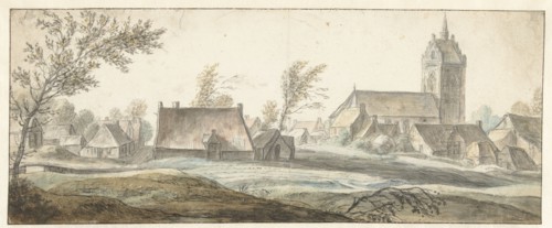 View of the village of Soest, 1619-1690. Creator: Anthonie Waterloo.