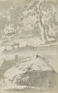 Farms, c.1780-c.1800. Creator: Bernhard Heinrich Thier.