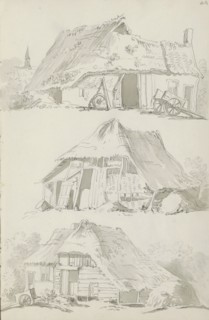 Farms, c.1780-c.1800. Creator: Bernhard Heinrich Thier.