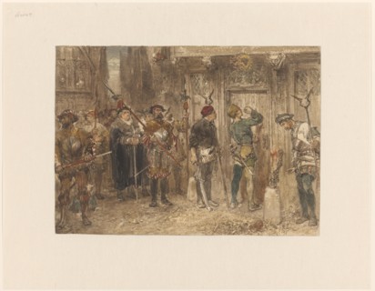 The suspicious house, 1868. Creator: Charles Rochussen.