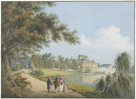 View of the Soestdijk Palace, 1784-1828. Creator: Cornelis de Kruyff.