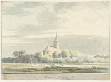 View of Steenwijkerwold, 1732. Creator: Cornelis Pronk.