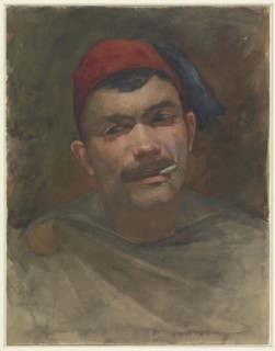 Self-portrait of Pieter Florentius Nicolaas Jacobus Arntzenius, 1884-1895. Creator: Floris Arntzenius.