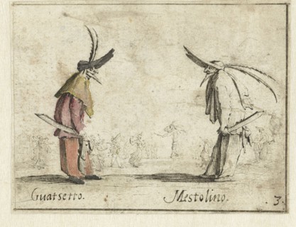 Guatsetto and Mestolino, 1633-1635. Creator: Gerard Terborch II.