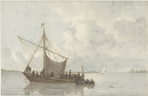River view, 1786-1850. Creator: Gerrit Lamberts.