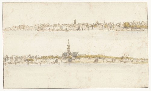 Two faces on Antwerp (?), 1633-1687. Creator: Gillis Neyts.