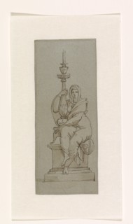 Design for a candlestick, c.1795.  Creator: Giuseppe Cades.