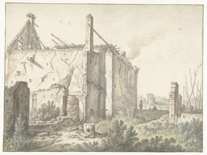 Ruined house in Utrecht, 1674. Creator: Herman Saftleven the Younger.