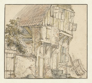 Farmhouse, 1631-1649. Creator: Isaac van Ostade.