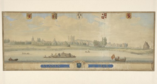 Vianen on the Leck, 1739. Creator: J. van Kamp.