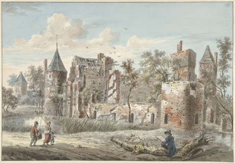 Ruins of the Huis ter Haar near Maarssen, 1797.  Creator: Jan Philip Reuthel.