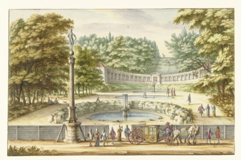 Amphitheatre in Kleef, looking south, 1675-1685. Creator: Jan van Call.