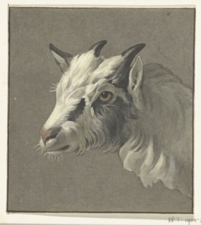 Head of a goat, to the left, 1775-1833. Creator: Jean Bernard.