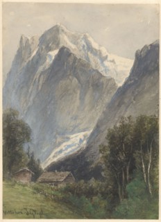 Wetterhorn in Switzerland, 1838-1915. Creator: Johannes Gysbert Vogel.