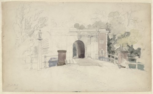 The Kennemer or Nieuwpoort in Haarlem, 1837-1888. Creator: Johannes Josephus Destree.