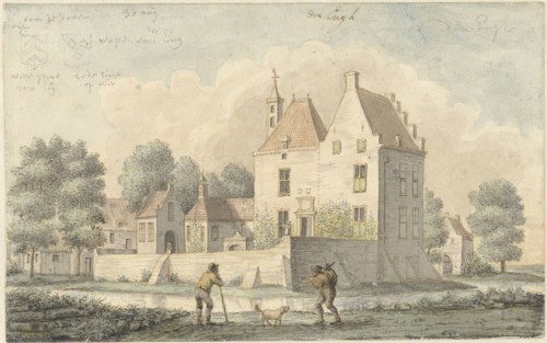 Castle Den Engh at Vleuten, 1822. Creator: Joseph Schmetterling.
