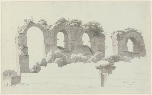 A Part of an Aqueduct in Rome, c.1809-c.1812. Creator: Josephus Augustus Knip.