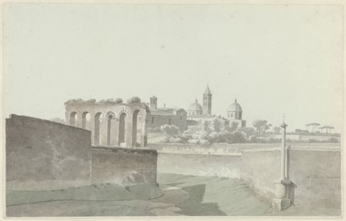 The Basilica of Santa Maria Maggiore in Rome, c.1809-c.1812. Creator: Josephus Augustus Knip.