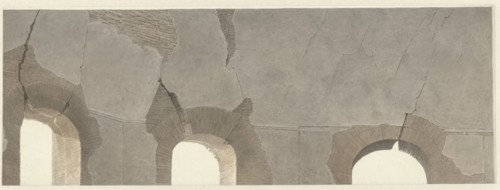 Part of the Vault of the Temple of Minerva Medica in Rome, c.1809-c.1812. Creator: Josephus Augustus Knip.
