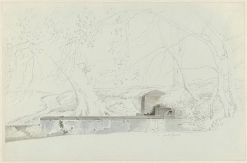 A Fountain at Grottaferrata, c.1809-c.1812. Creator: Josephus Augustus Knip.