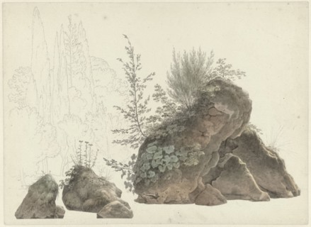 Overgrown Rocks, c.1809-c.1812. Creator: Josephus Augustus Knip.