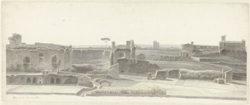 The Baths of Caracalla and Three Capitals from the Villa Mattei in Rome, c.1809-c.1812. Creator: Josephus Augustus Knip.