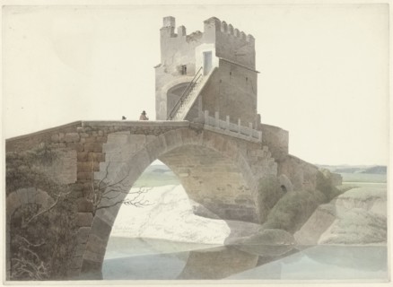 The Ponte Salario, near Rome, c.1809-c.1812. Creator: Josephus Augustus Knip.